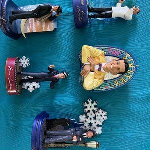 Frank Sinatra Christmas Ornament set